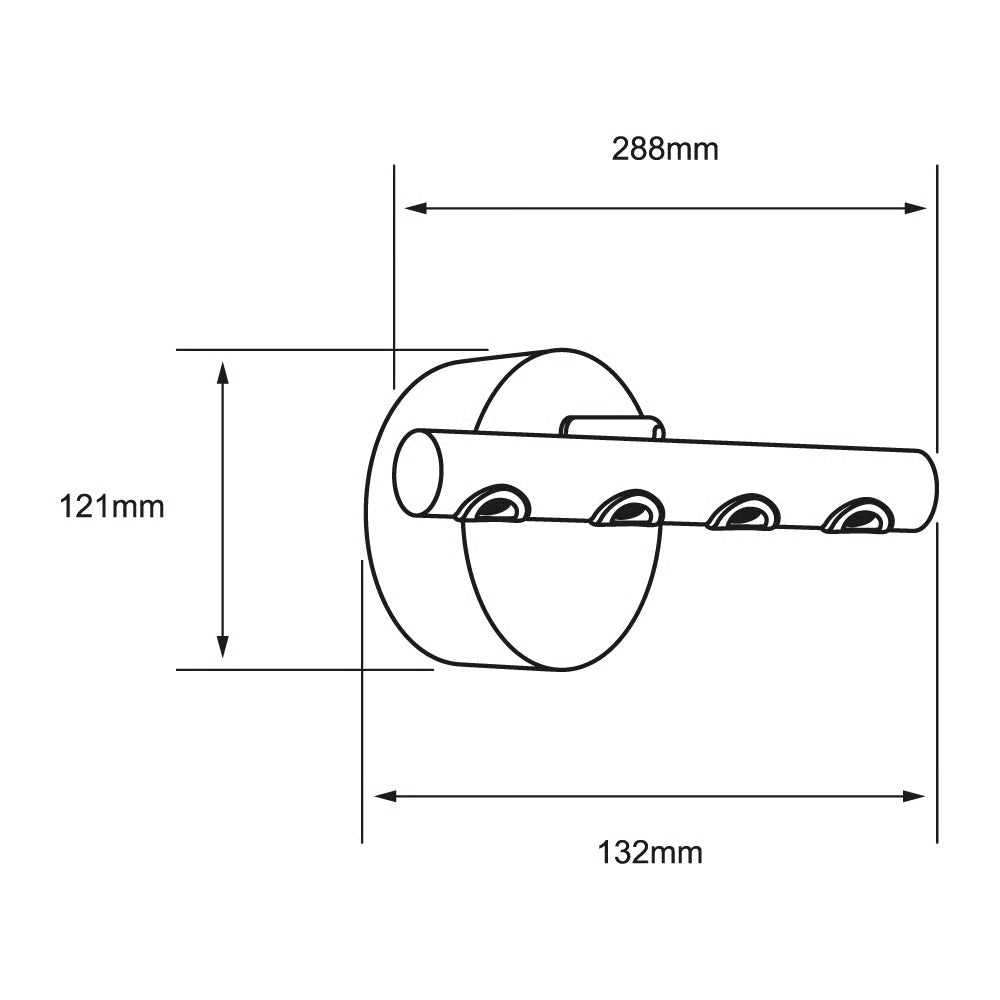 ZUBENE I | Lámpara de Pared Arbotante LED