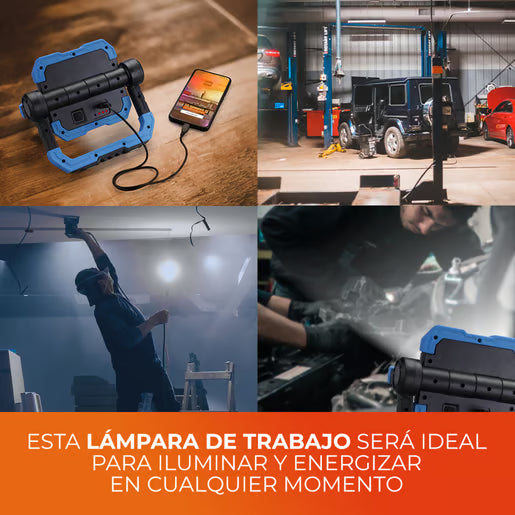 WORKLIGHT | Lámpara Portátil Recargable LED