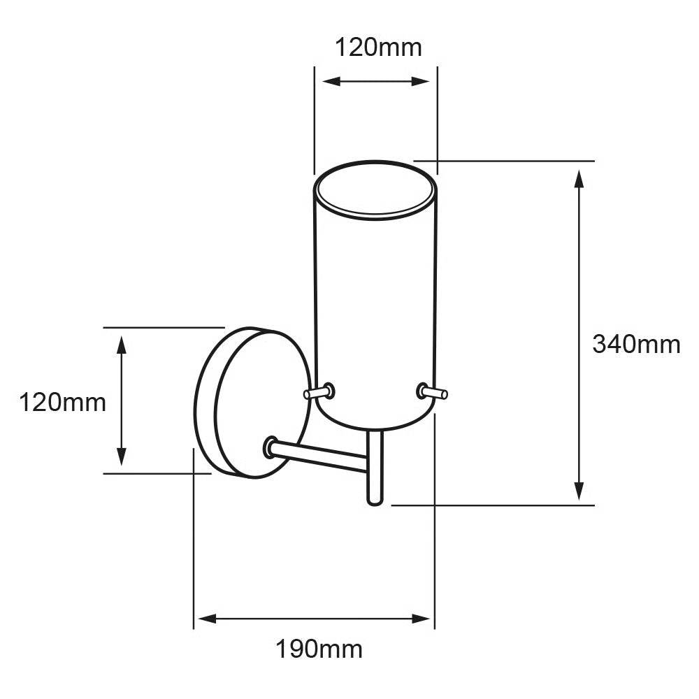 TOMEI II | Lámpara de Pared Arbotante LED