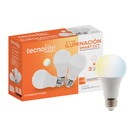 GLOW SMART - Paquete 3 Focos Inteligentes