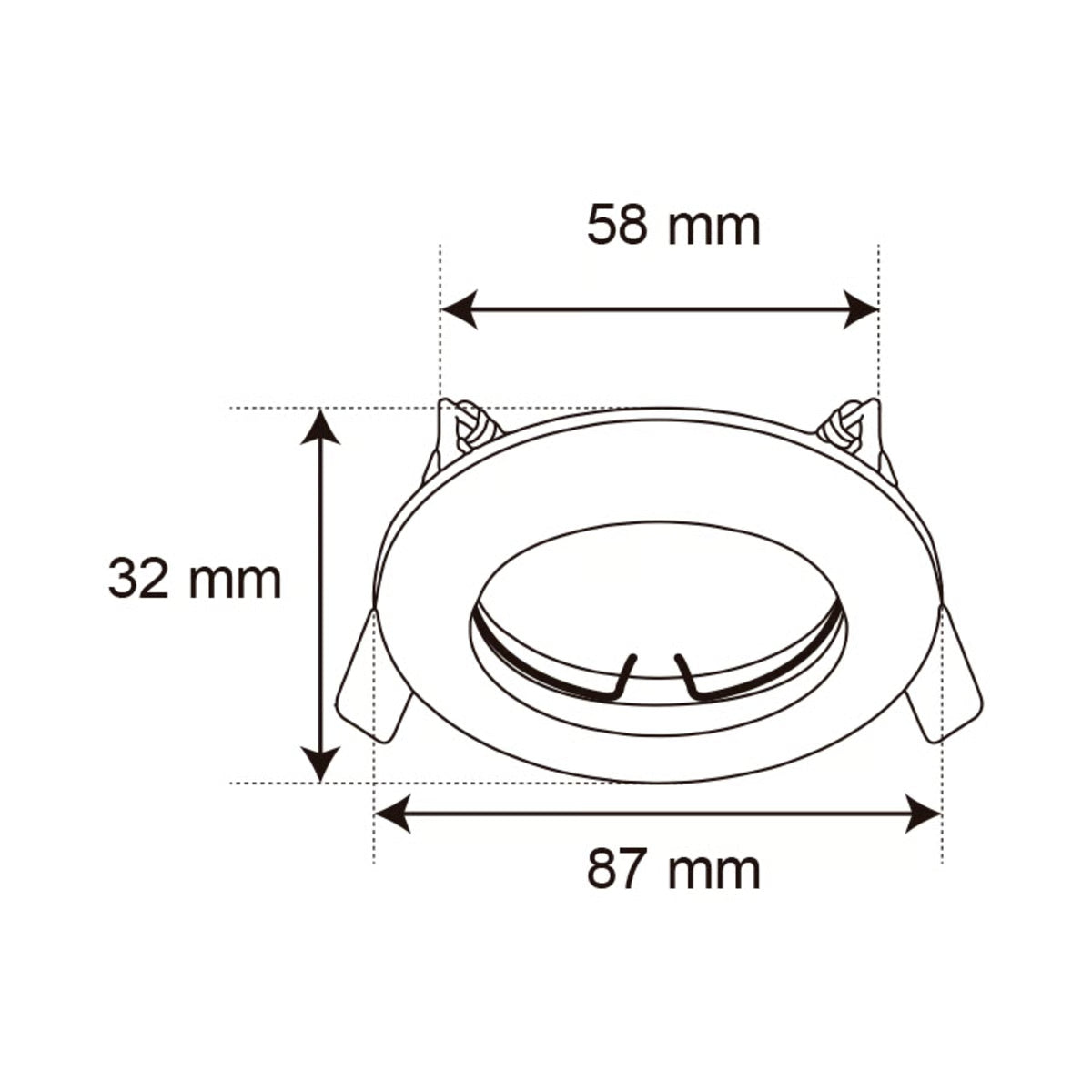 ALEZIO | Lámpara Downlight Empotrable